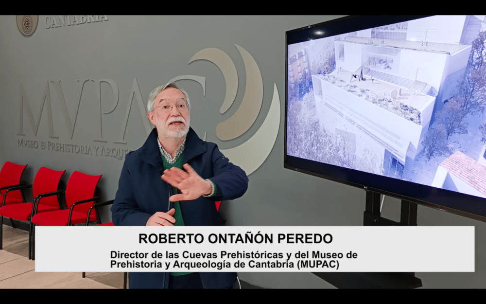 Roberto Ontañón (Director MUPAC): "En la Cueva del Oso puede haber alguna pintura paleolítica"